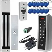 UHPPOTE Outswinging Door Access Control Touching Keypad System with 600lbs Electric Magnetic Lock