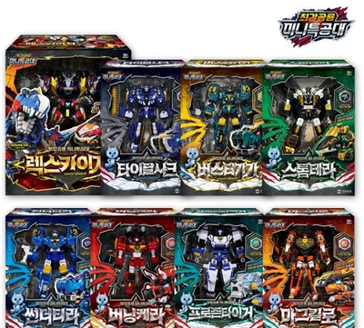 Miniforce Dinoid 8 Type Robot Collection Transformer Robot Toy 2025 1EA