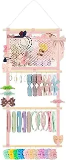 [Hnvdkln] Headband Display Stand Robust Headband Holder with 30 Hooks, Large Storage Capacity Hair Accessory Organizer, Wall Mounted Headband Organizer, Baby Headbands Hair Accessories Storage