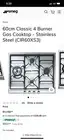 60cm Smeg Gas Cooktop