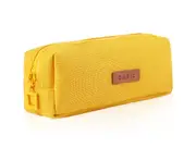 Big capacity Pencil Case Zippered Canvas Pencil Pen Pouch Stationery Organizer
