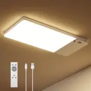 Rechargeable Motion Sensor Ceiling Light Upgraded,Closet Light with 12000Mah Bat
