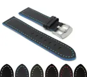 24mm Two-Tone Leather Racing Watch Band for Invicta Lupah Revolution