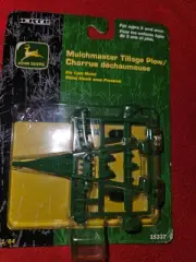 Vintage 2002 ERTL 1/64 John Deere Mulchmaster Tillage Plow Diecast Sealed 15337