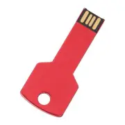 (64GB)753 Key Shape USB Flash Drive Red Metal Key Drive Memory Stick Fit