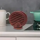 4Pcs Wooden Coasters for Drink Wooden Cup Coasters for Dishes Pot Teapot