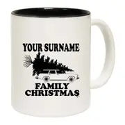 Family Christmas Your Surname Personalised Mug Cup