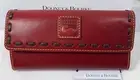 Dooney & Bourke Florentine Continental Clutch Wallet Bordeaux Color