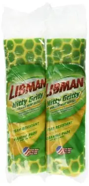 Libman Nitty Gritty Roller Mop Refill pack 2 Count Pack of 1