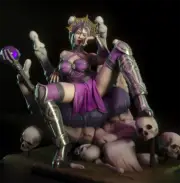 1/8 1/6 Evil Lyn 3D Print Garage Kit Figure Model Kit Unpainted Unassembled GK