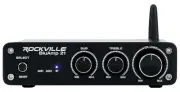 Rockville BLUAMP 21 BLACK 2.1 Channel Bluetooth Home Audio Amplifier Receiver