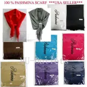 New Soft Classic 100% Pashmina Shawl Scarf Stole Wrap Have 20 Different Colors