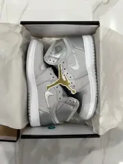GS Size 6 -Air Jordan 1 Retro OG CO.JP High Tokyo, 575441-029, Neutral Gray obo