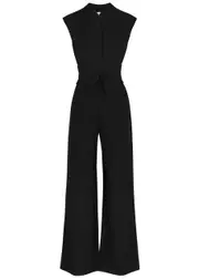Odd Muse Ultimate Muse Wide-leg Stretch-crepe Jumpsuit - Black M (UK12 / M)