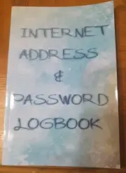 Internet Address & Password Logbook Journal