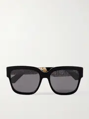 [DIOR Eyewear] DIOR Eyewear - Diorésille S1i Square-frame Acetate And Gold-tone Sunglasses - One size One size Gold