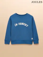 Joules Kids' Sundaze Blue Crew Neck Sweatshirt (AN2558) | $37 - $42