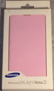 New Original Samsung Flip Wallet Cover Case for Samsung Galaxy Note 3 - Pink $