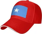 [SSIULUS] Somali Flag Casquette Cap Hats,Trucker,Baseball Cap with Snapback,Perfect for Summer,Golf
