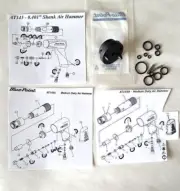 BLUE POINT AT145,A,B & AT148A,C,L SERIES AIR HAMMERS O'RING KIT NEW VALVE UNIT