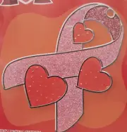 Breast Cancer Awareness Suncatcher Craft PINK RIBBON Colorbok Baking Crystals