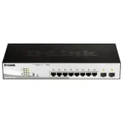D-Link DGS-1210-10MP Ethernet Switch - 8 Ports - Manageable - Gigabit Ethernet -