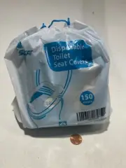 SoNeat Disposable Toilet Seat Covers - 150 CT Thick Flushable Toilet Seat