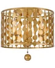 Crystorama 3-Light Layla Flush Mount