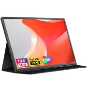 10.5inch Portable Monitor 1920x1280P FHD IPS Screen USB-C Laptop Monitor Second