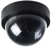 Rainberg Dummy Dome CCTV Security Camera with Flashing LED Indoor Outdoor Fake Fixure for Home, Office and Business use| Protection and Security Enhancer