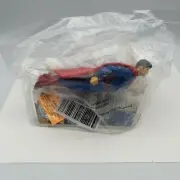 Action figure Superman flying above building cake topper sealed also display
