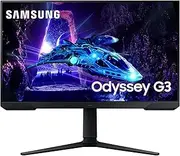 Samsung Odyssey G30D, 27-inch Gaming Monitor, 1920x1080, 180Hz, HDMI 2.0/DP 1.4, Height Adjustable Stand, Freesync
