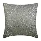 Sofa Pillow Case Silver 16"x16", Home Decor Silk Abstract - Silver Wedding