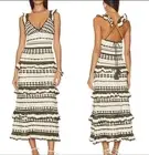 NWT! $1,150 ZIMMERMANN Devi Crochet Frill dress maxi ruffle Size 0