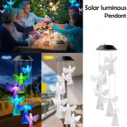 Outdoor solar light-emitting pendant, gardening decoration, Angel Pendant