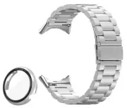 For Google Pixel Watch 1 2 3 41mm Metal Strap Band With Case Screen Protector