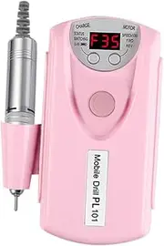 HONMEET 1Set Nail Art Tools with Grinding Heads Rechargeable Nail Polishing Machine for Manicure Pedicure Versatile Nail Drill Bits for Gel Nails