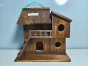 Squirrel House Bird Nesting Box Nature Animal Safety Wooden Nest Protector