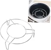 KOCKSHION Stainless Steel Rack Stand Round Cooking Rack for Food Steaming Baking Roasting Resistant Three Legged Design for Pots Pans