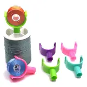 PeavyTailor 16 Pcs (#2) Bobbin Holders Bobbin Clip Spool Hugger with Handle Part