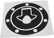 YOSADIER 1set Motorcycle Carbon Fiber Tank Cap Sticker Lightweight Gas Tank Protector Decal for Easy Installation Suitable Fit and Enhanced Aesthetic Appeal Durable Design for Motorcycle