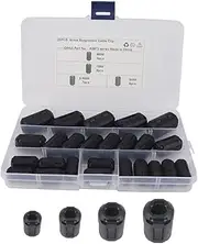 25Pcs Removable Ferrite Core Noise Filter Cable Clips for USB Audio and Video Cables Choke Rings with Inner for Shielding