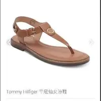 在飛比找蝦皮購物優惠-(現貨白10)Tommy Hilfiger 平底仙女涼鞋，代