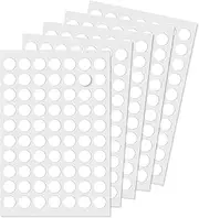 350 Pcs Double Sided Sticky Dots Clear Removable Round Adhesive Stick Dots Putty Stick Tack Tape Mounting Putty Stickers for Walls Hanging Pictures Poster Crafts Balloons Festival Party Decorations