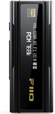 Fiio KA5 USB DAC Headphone Amp Dongle Volume Control PCM 768Khz DSD 256 Headp...