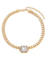 Ettika Stone Deco Statement Necklace, 15-18