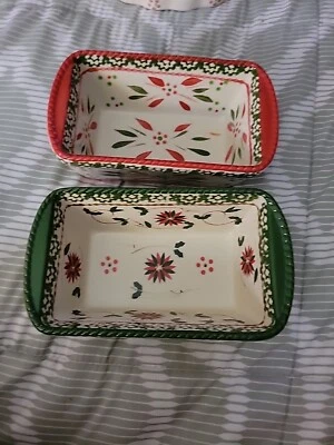 Set of 2 Temptations by Tara Old World 12 oz Mini Loaf Baking Pans PPPHLD973196