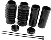 Full Front Upper Lower, Fork Cover Set Front, Fork Cover Gaiters Boots Shock Damping Dust Covers Cap Kit, for Harley, Breakout FXSB 2013-2017 Car Front Strut Cap Cover