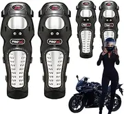 WJnflQN Motorcycle Protective Gear,Cycling Knee Protector Shin Guards - Comfortable Motorcycle Knee Pads Elbow Pads, Motocross Knee Shin Guards for Men Women