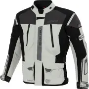 Grado Pro Light Grey Black Waterproof Textile Jacket